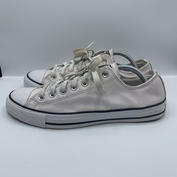 Converse All Star Unisex Light Pink Leather Sneakers Men's Size 9.5 Women 11.5 - Picture 1 of 8